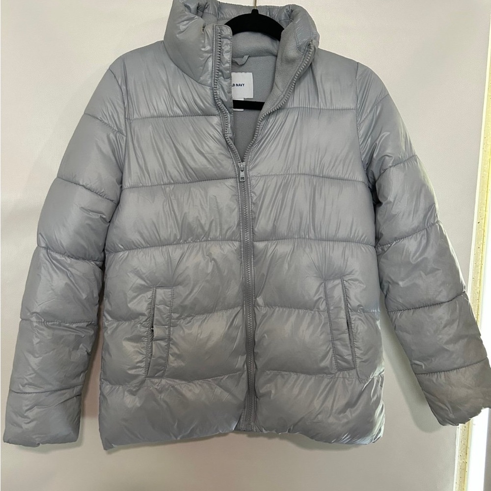 Old Navy Metallic Gray Jacket